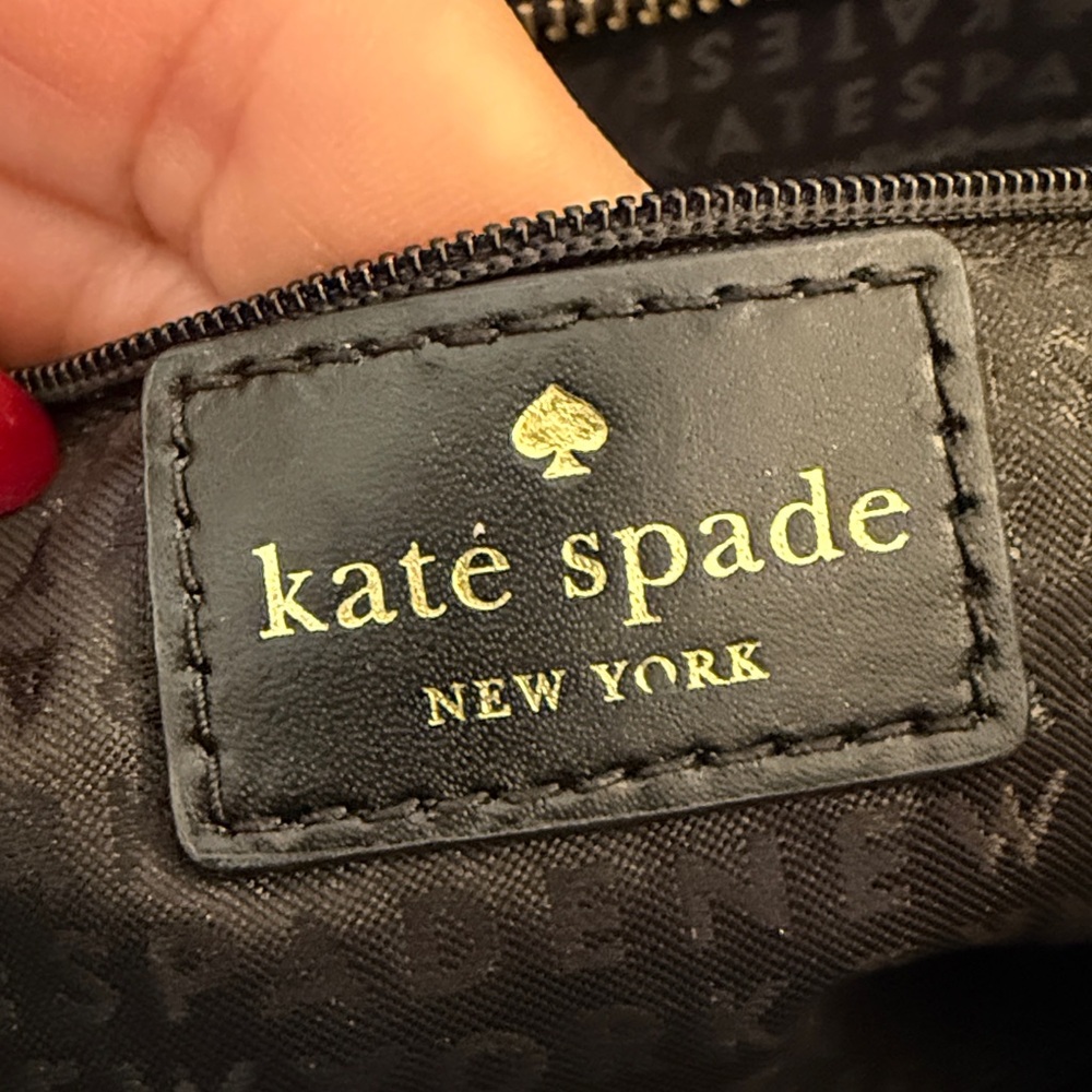 Kate Spade Black Bow Accent Tote - Picture 2 of 4